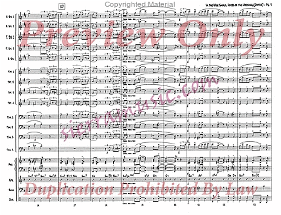 In The Wee Small Hours (Edited) Jazz Ensemble scores gallery preview page 4