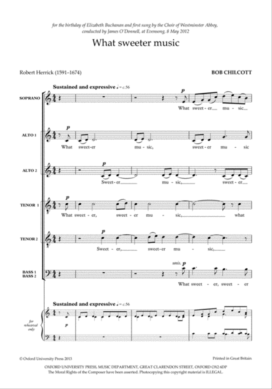 What sweeter music A Cappella scores gallery preview page 2