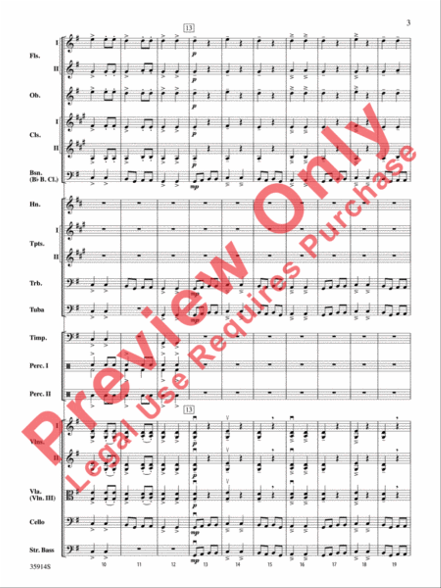Sword Dance Sword Dance Full Orchestra scores gallery preview page 4