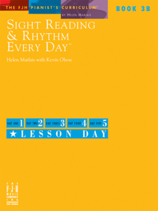 Book cover for Sight Reading & Rhythm Every Day, Book 3B