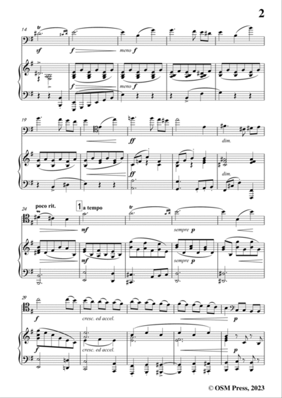 Adolf Mišek-Double Bass Sonata No.2,Op.6 Double Bass scores gallery preview page 3