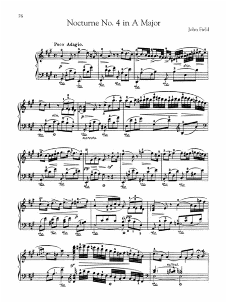 16 Nocturnes for Piano Piano Solo scores gallery preview page 5