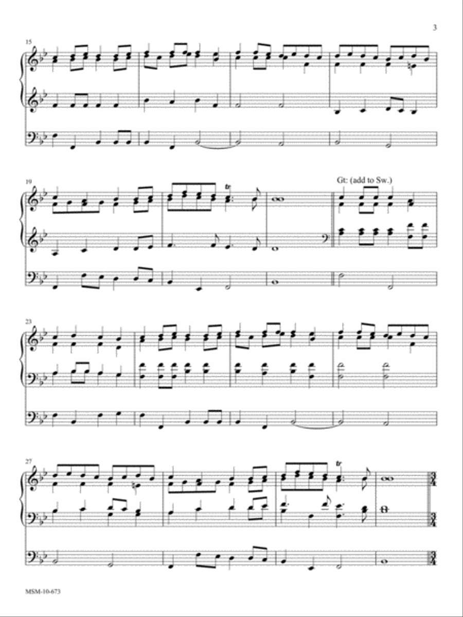 Two Trumpet Tunes from King Arthur (1691) Trumpet scores gallery preview page 3