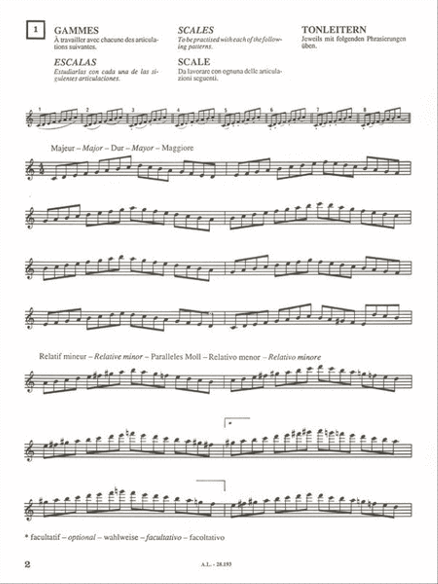 Grands Exercices Journaliers De Mecanisme (sax Saxophone scores gallery preview page 2