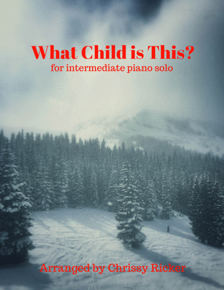 What Child is This? (contemporary version for easy piano) image number null