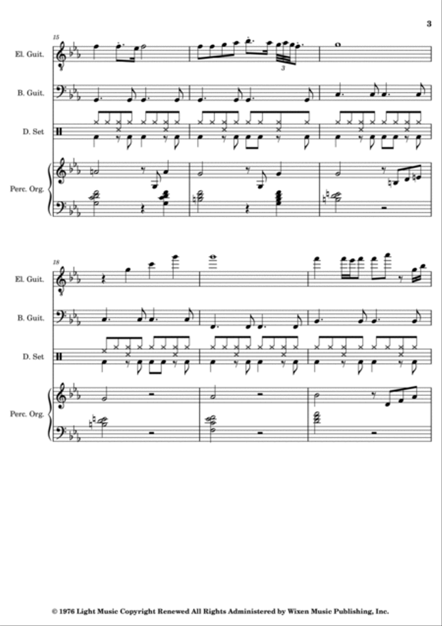 Europa Europa Bass Guitar scores gallery preview page 3