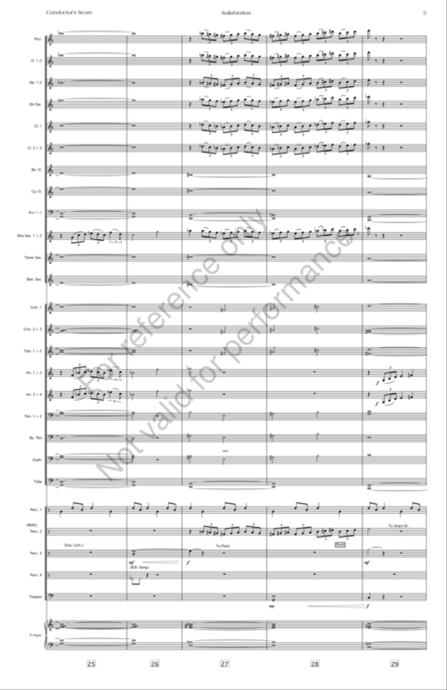 Sailabration Sailabration Concert Band scores gallery preview page 8