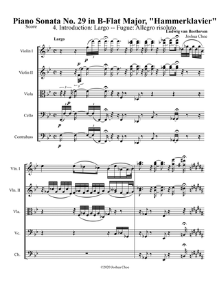 Hammerklavier Sonata, Movement 4