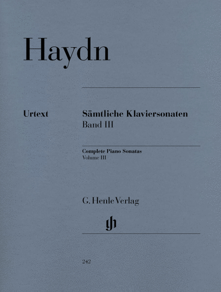 Complete Piano Sonatas, Volume III  Sheet Music