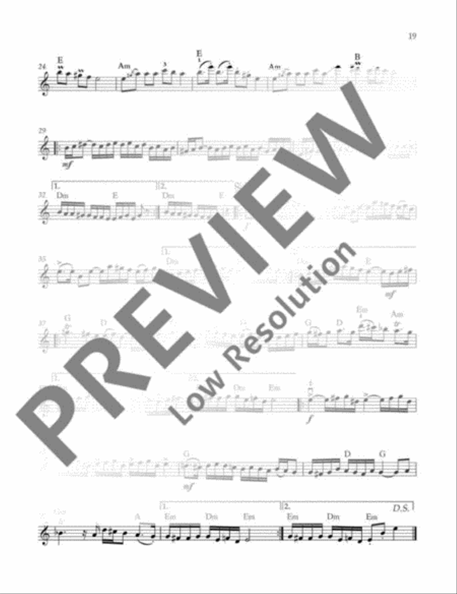 Klezmer Fiddle Tunes Violin Solo scores gallery preview page 20