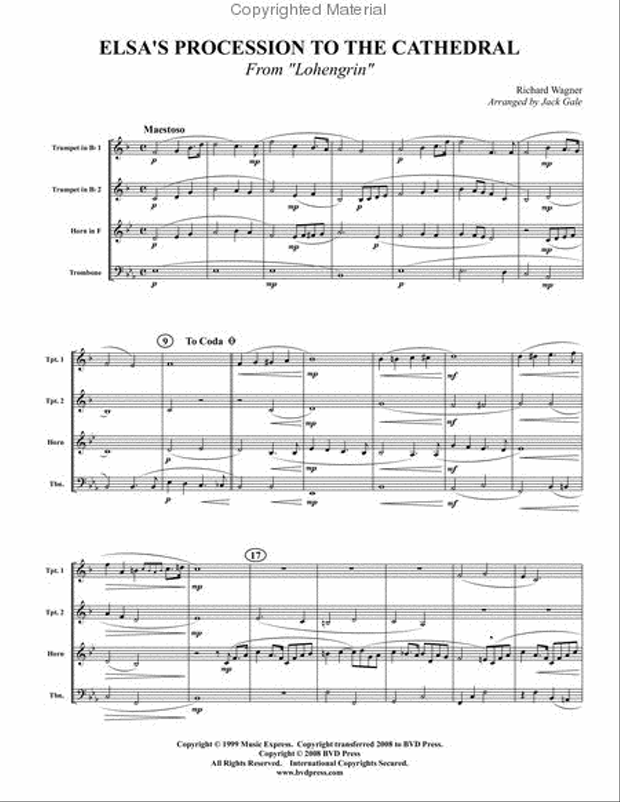Festive Brass Album Brass Quartet scores gallery preview page 9