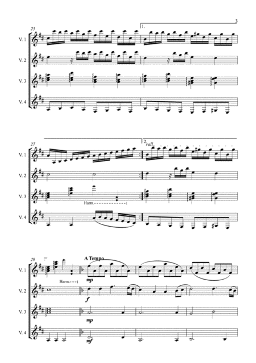 A Villa Guitar Ensemble scores gallery preview page 3