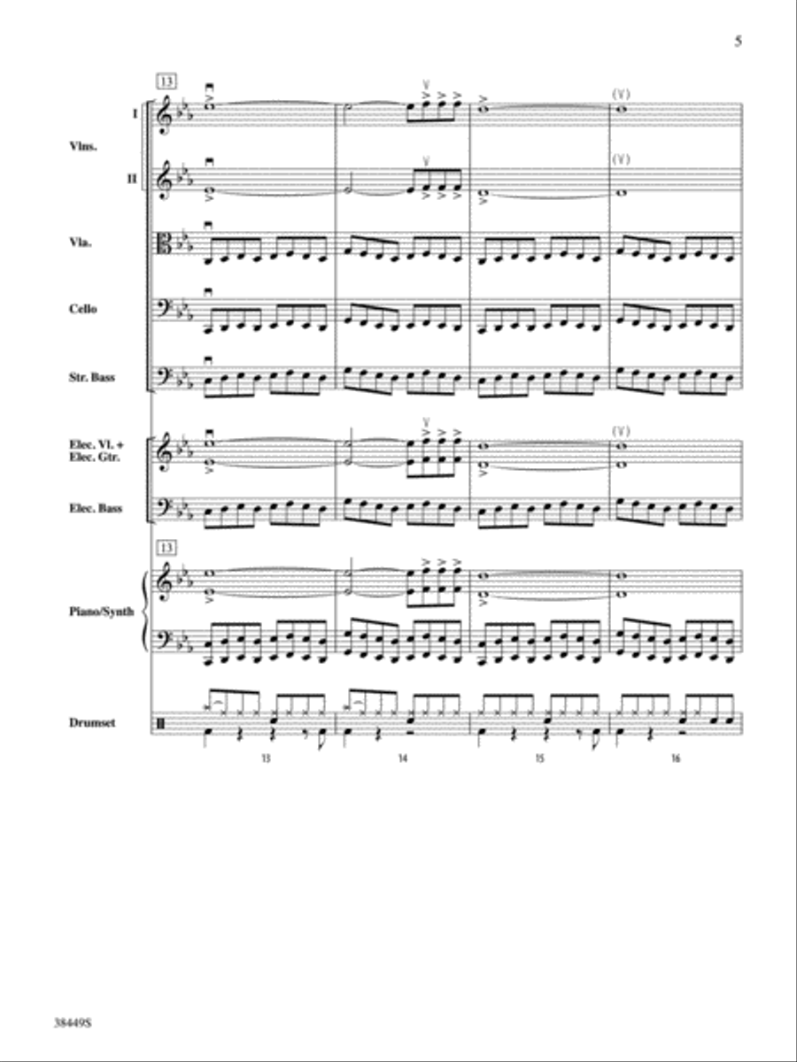 Requiem (The Fifth): Score String Orchestra scores gallery preview page 5