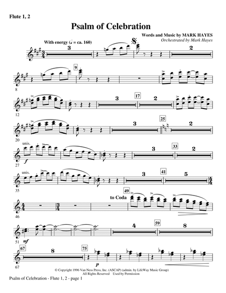 Psalm of Celebration - Flute 1,2