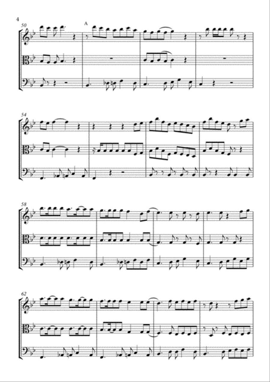 All About That Bass All About That Bass String Quartet scores gallery preview page 4
