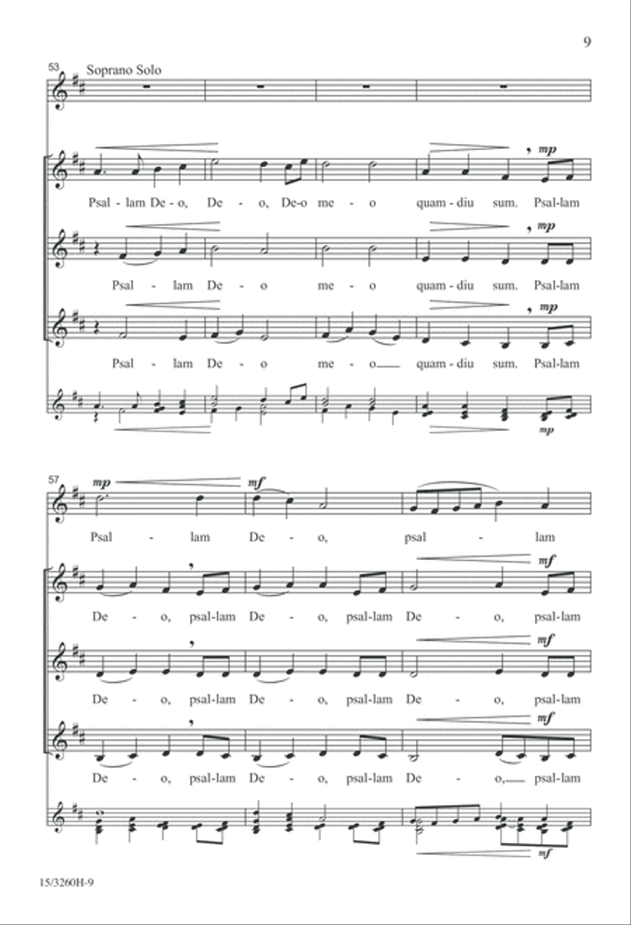 Psallam Deo Psallam Deo SSA scores gallery preview page 9