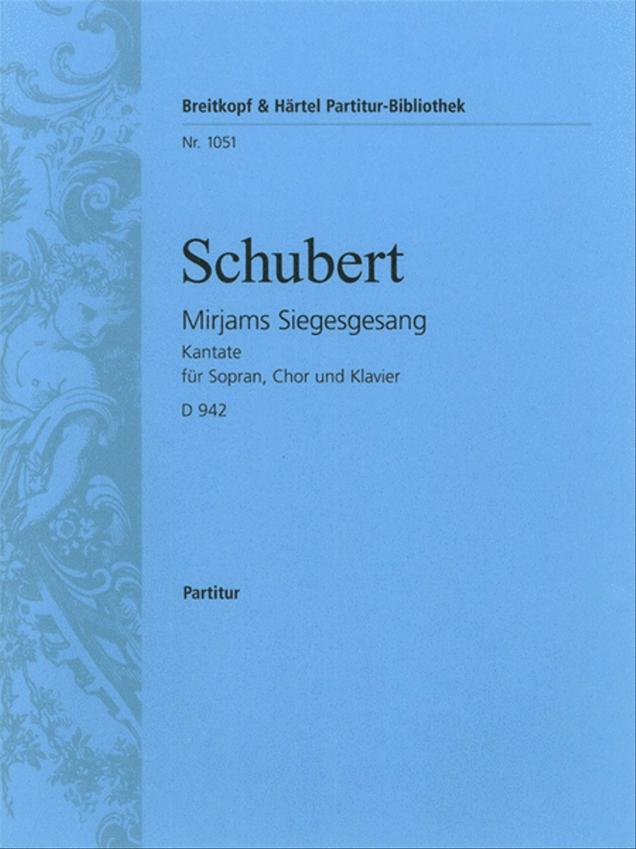 Mirjams Siegesgesang D 942 [Op. post. 136] 4-Part scores gallery preview page 1
