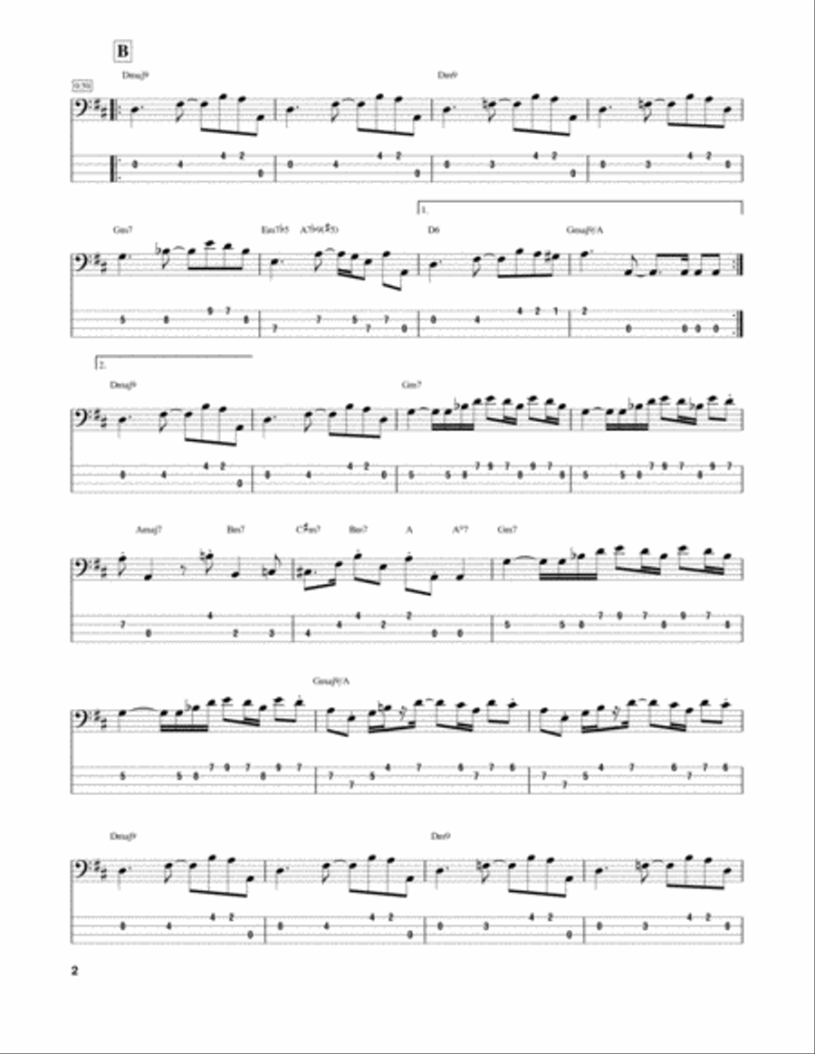 Poinciana (Song Of The Tree) Guitar Tablature scores gallery preview page 2