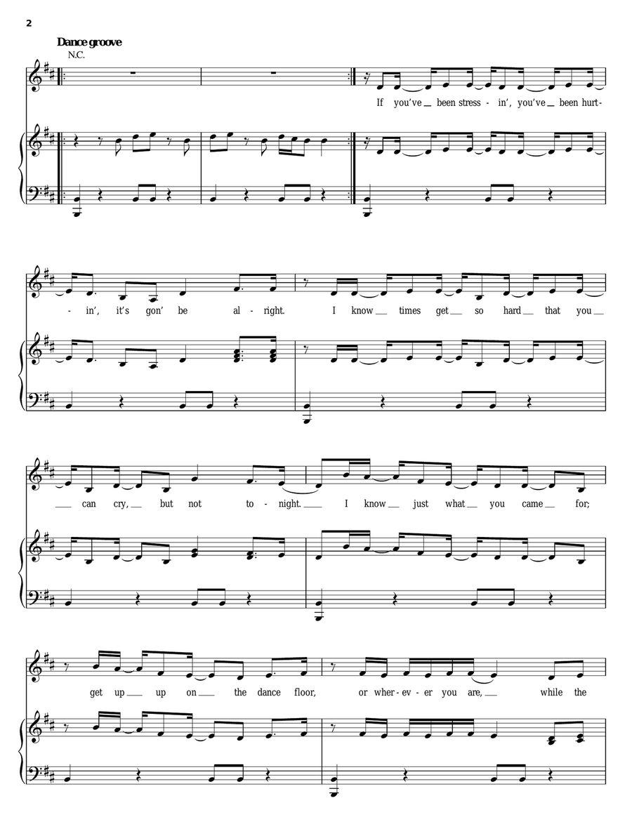 Gonna Breakthrough Gonna Breakthrough Piano, Vocal, Guitar scores gallery preview page 2