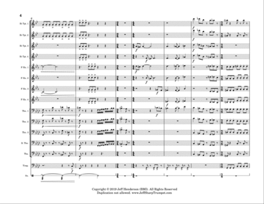 Into the Void Brass Ensemble scores gallery preview page 5