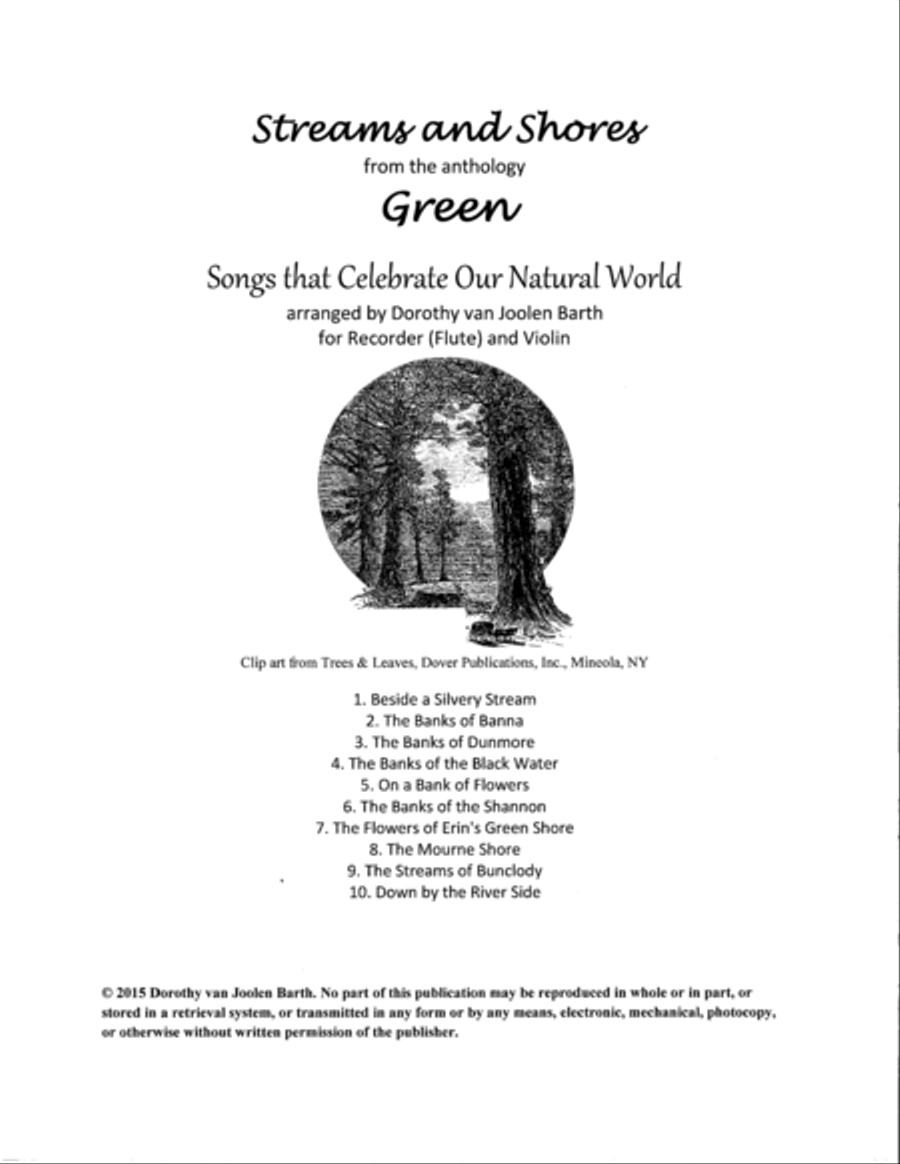 Streams and Shores (10 Duos) Set of Parts scores gallery preview page 1