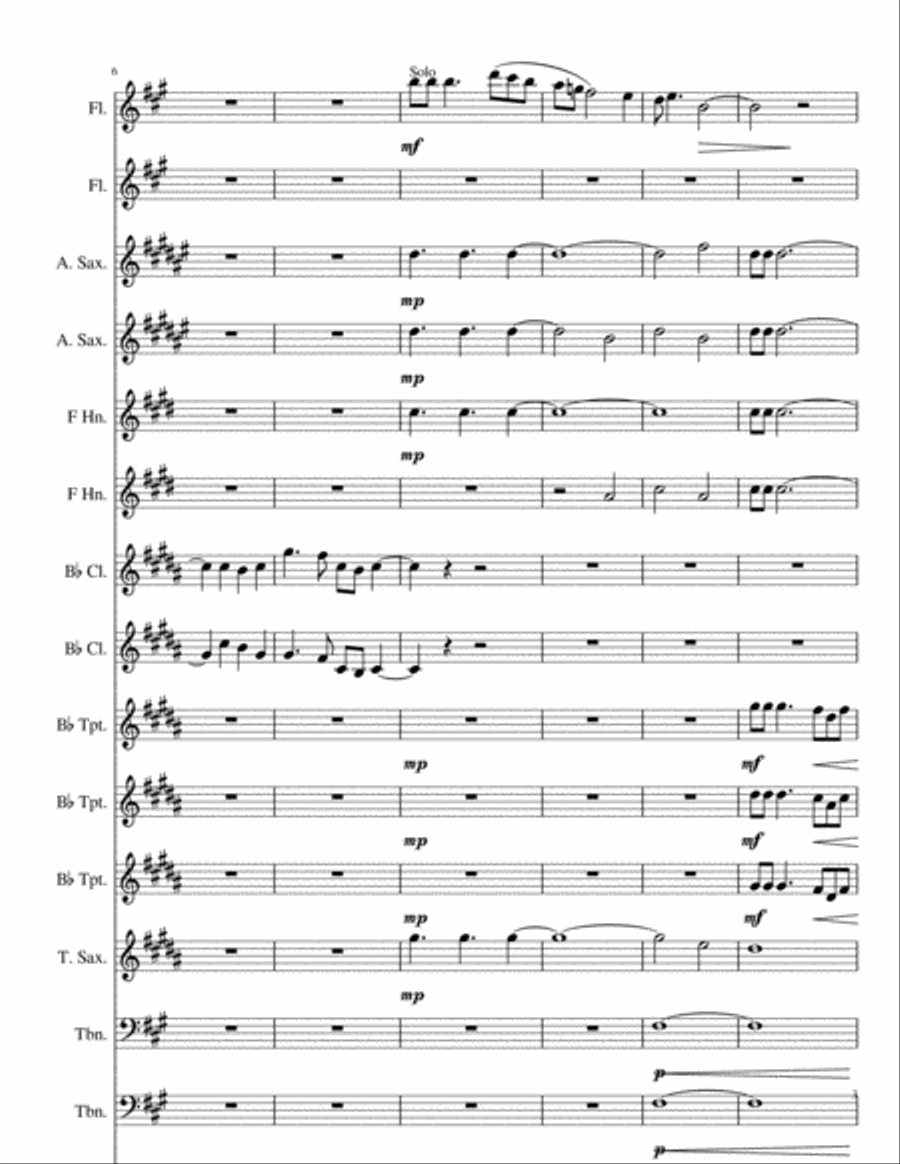 Hysteria Concert Band scores gallery preview page 3