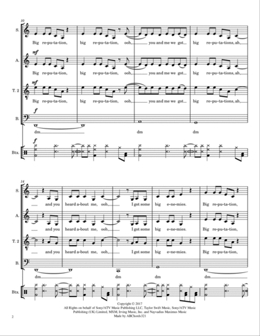 End Game End Game 4-Part scores gallery preview page 2