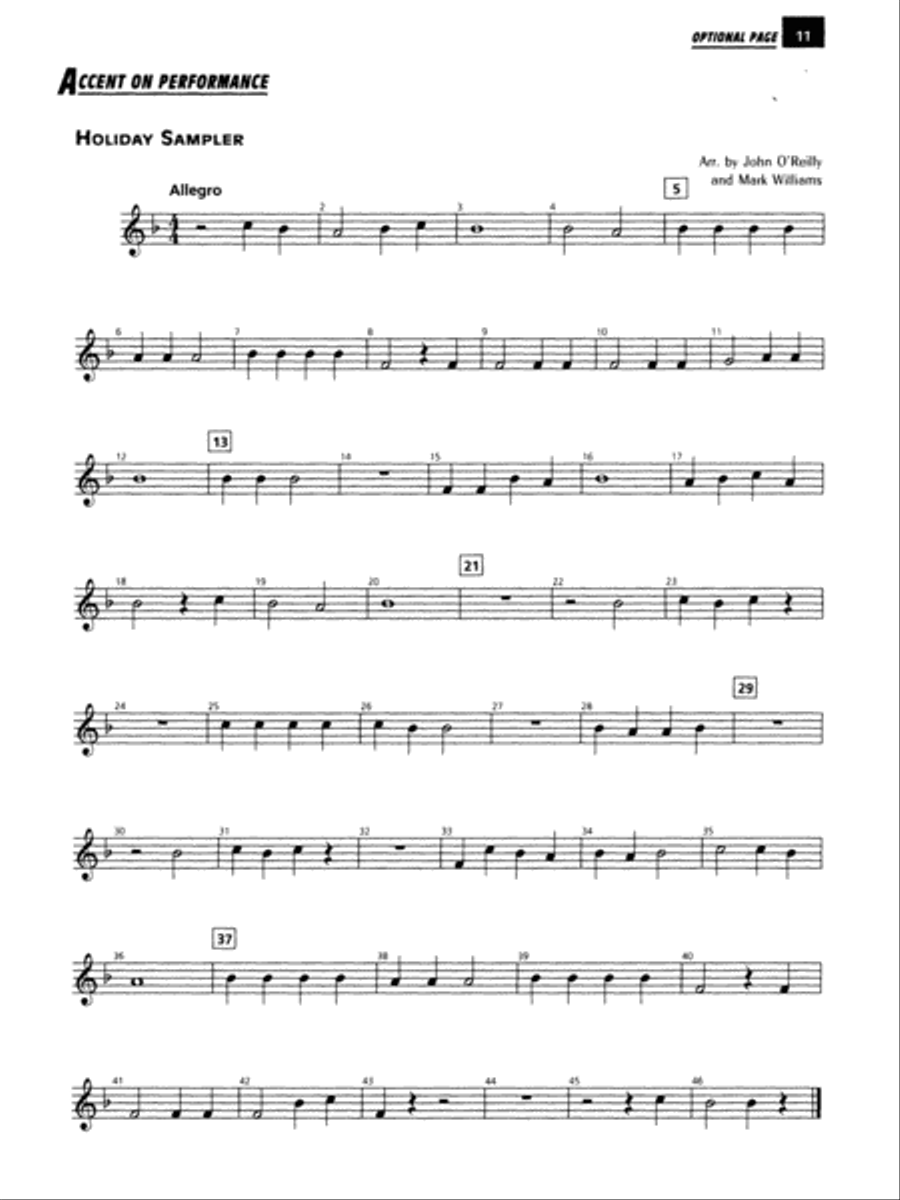 Accent on Achievement, Book 1 Concert Band Methods scores gallery preview page 2