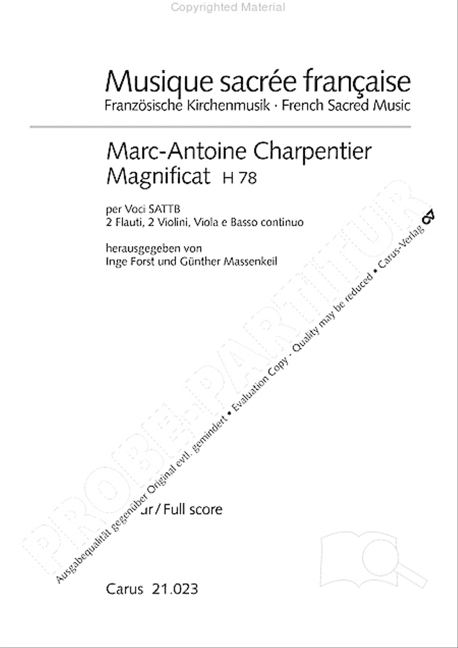 Magnificat in G SATTB scores gallery preview page 3