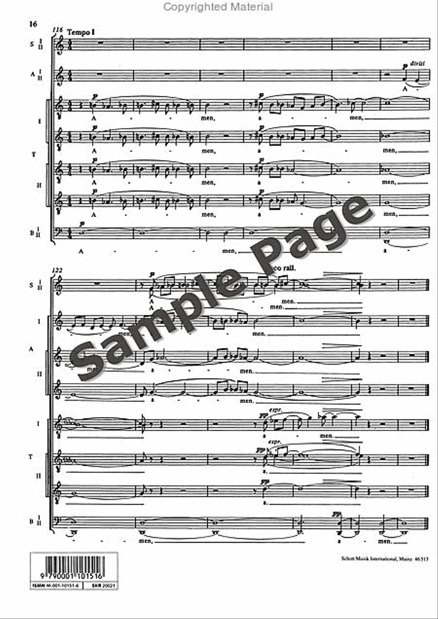 Veni Creator Mixed Choir scores gallery preview page 17