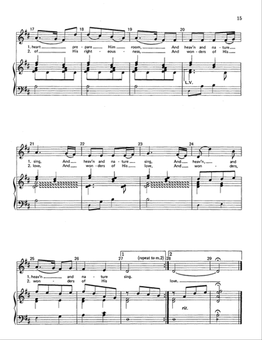 Ring Out Christmas Joy Choir scores gallery preview page 17
