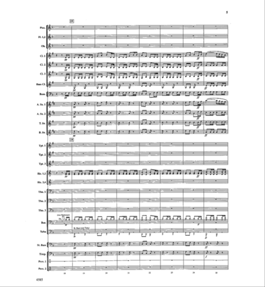 William Tell Overture Concert Band scores gallery preview page 4