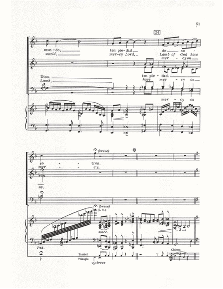 The Cuban Mass (Vocal Score) 4-Part scores gallery preview page 48