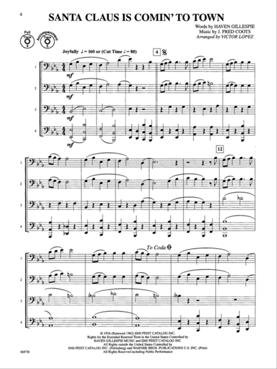 Flex-Ability Holiday -- Solo-Duet-Trio-Quartet with Optional Accompaniment Small Ensemble scores gallery preview page 4