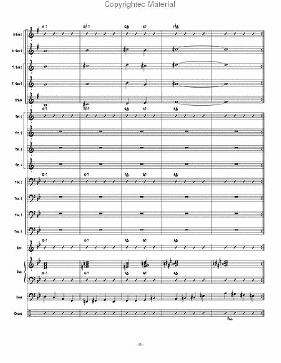 Rubaswing Jazz Ensemble scores gallery preview page 16