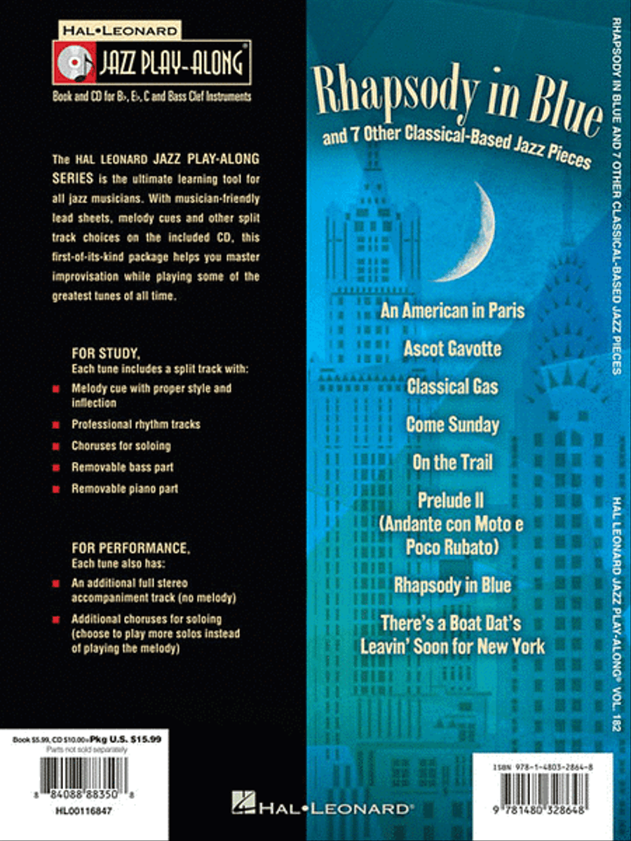 “Rhapsody in Blue” & 7 Other Classical-Based Jazz Pieces C Instrument scores gallery preview page 2