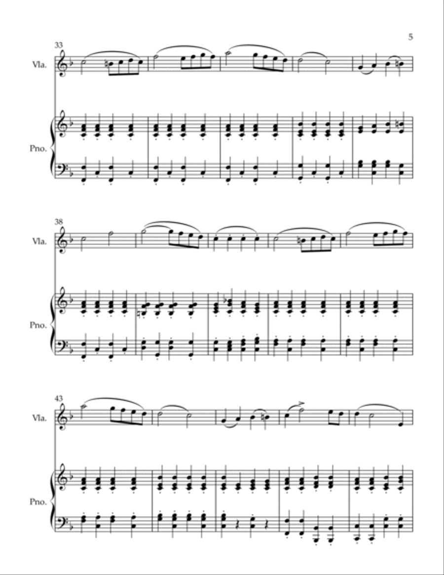 Der Freischutz Viola scores gallery preview page 5
