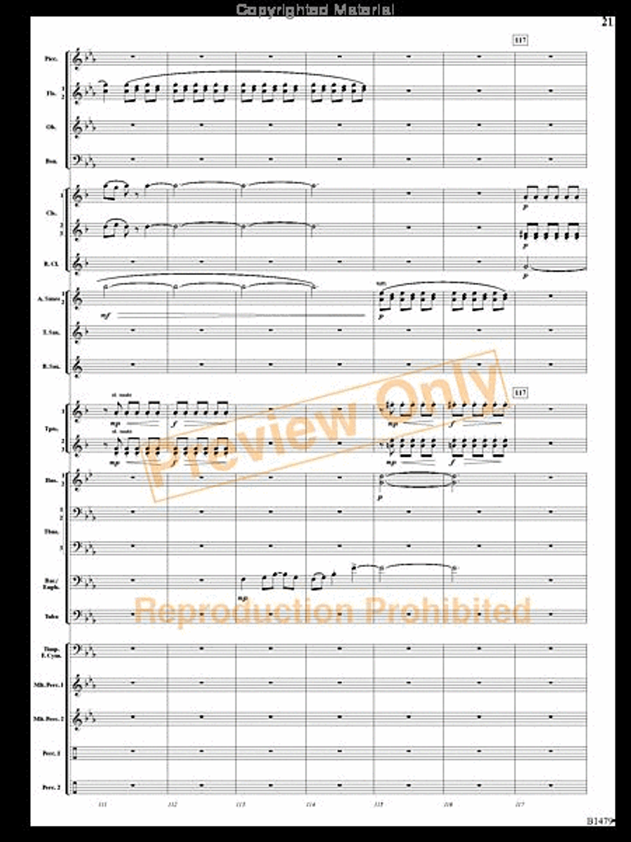 Gravity Wave Gravity Wave Concert Band scores gallery preview page 20