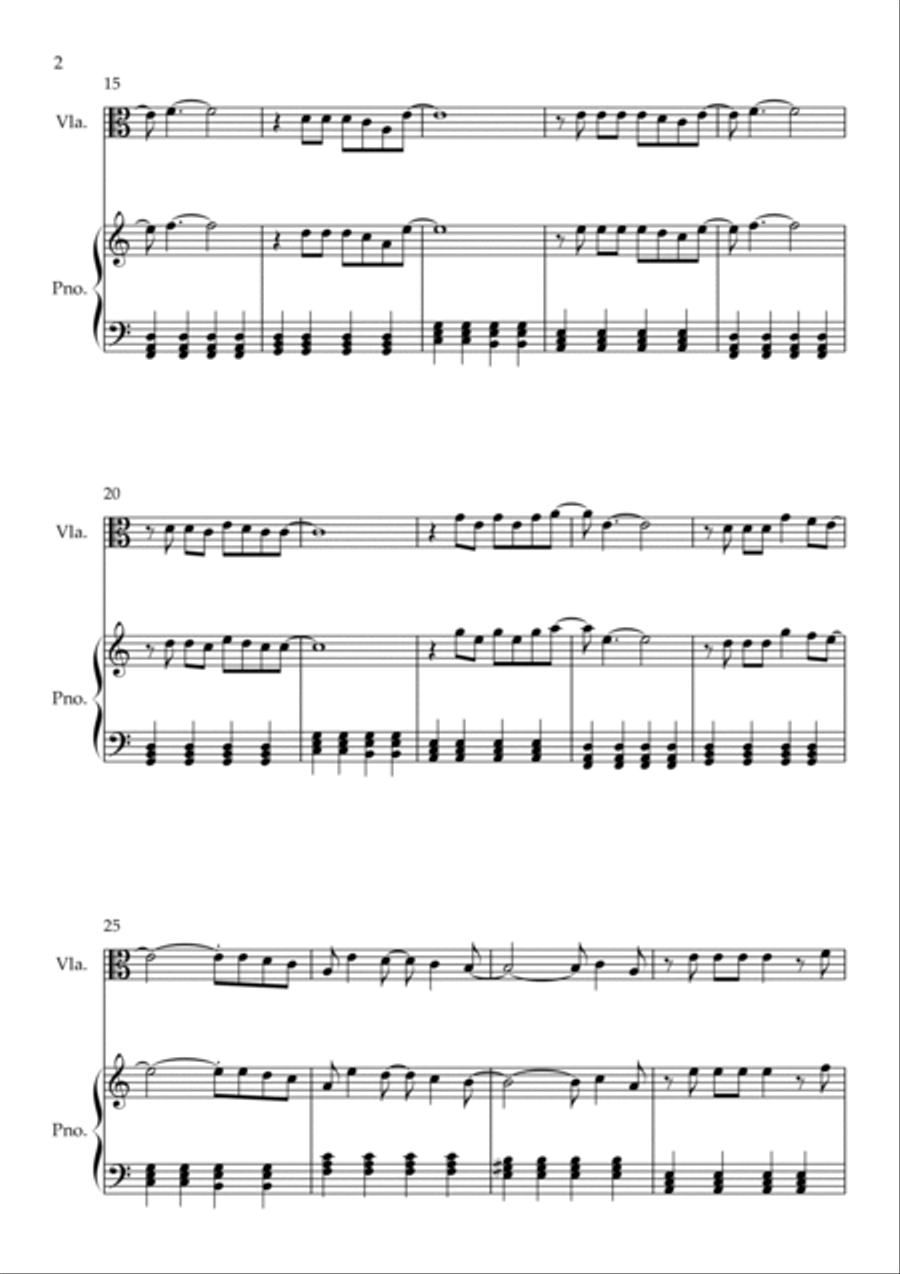 Flowers Violin Solo scores gallery preview page 2