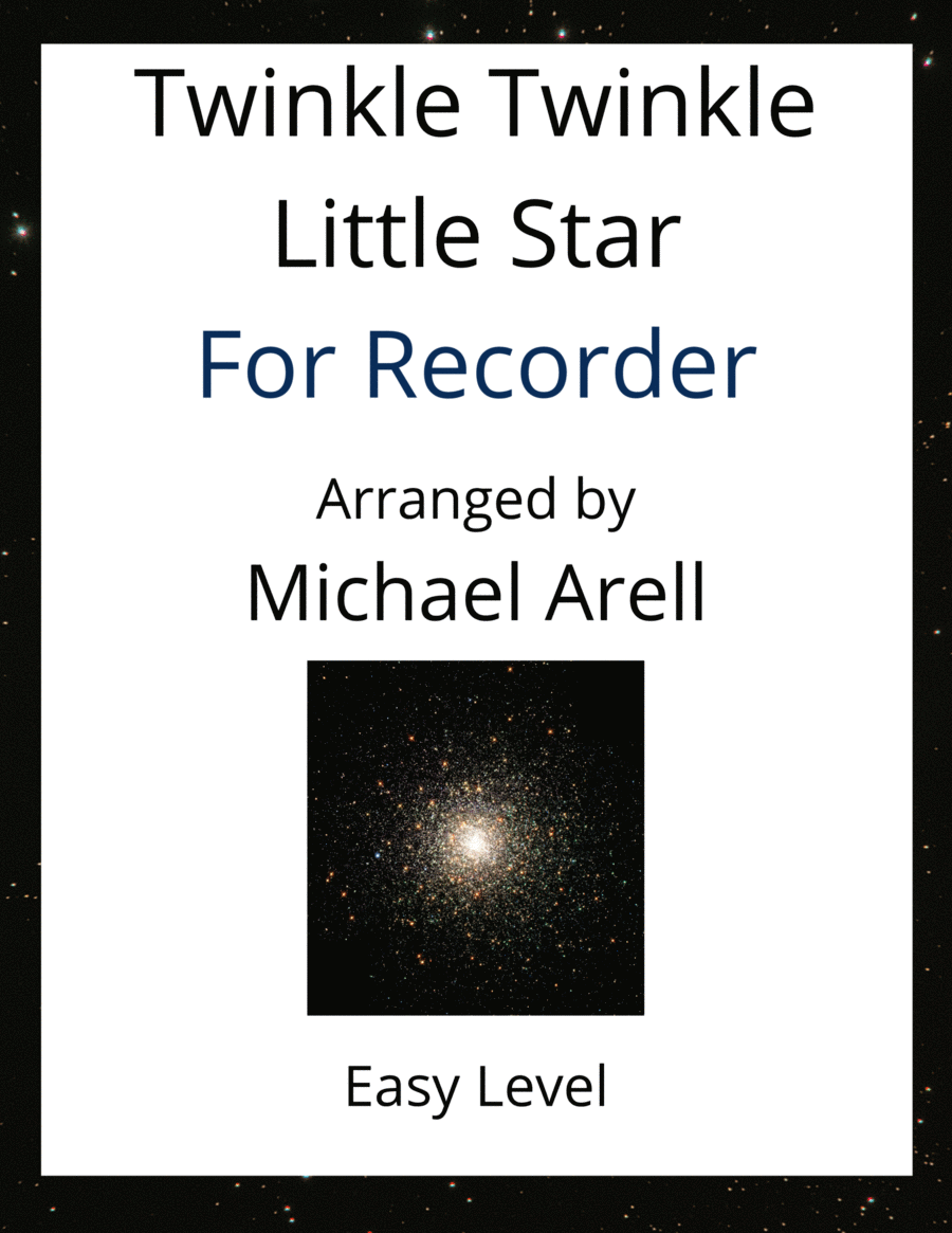 Twinkle Twinkle Little Star--Easy Recorder Small Ensemble scores gallery preview page 1
