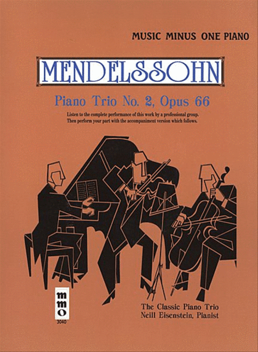 Mendelssohn - Piano Trio No. 2 in C Minor, Op. 66 Piano Trio scores gallery preview page 1