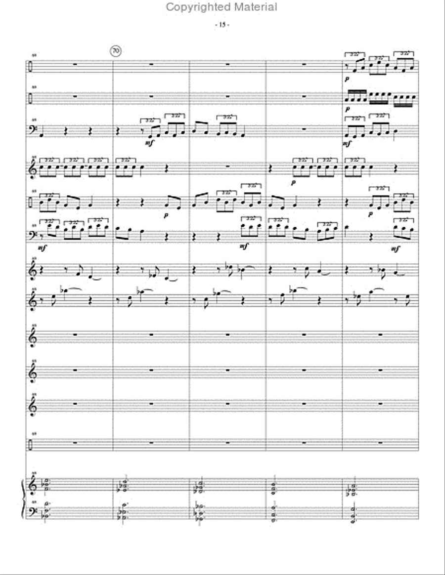 Paschal Dances Percussion Ensemble scores gallery preview page 16