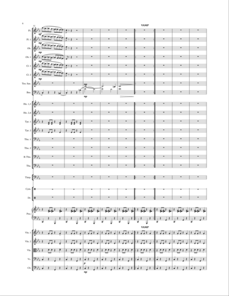 Poor Unfortunate Souls Full Orchestra scores gallery preview page 6