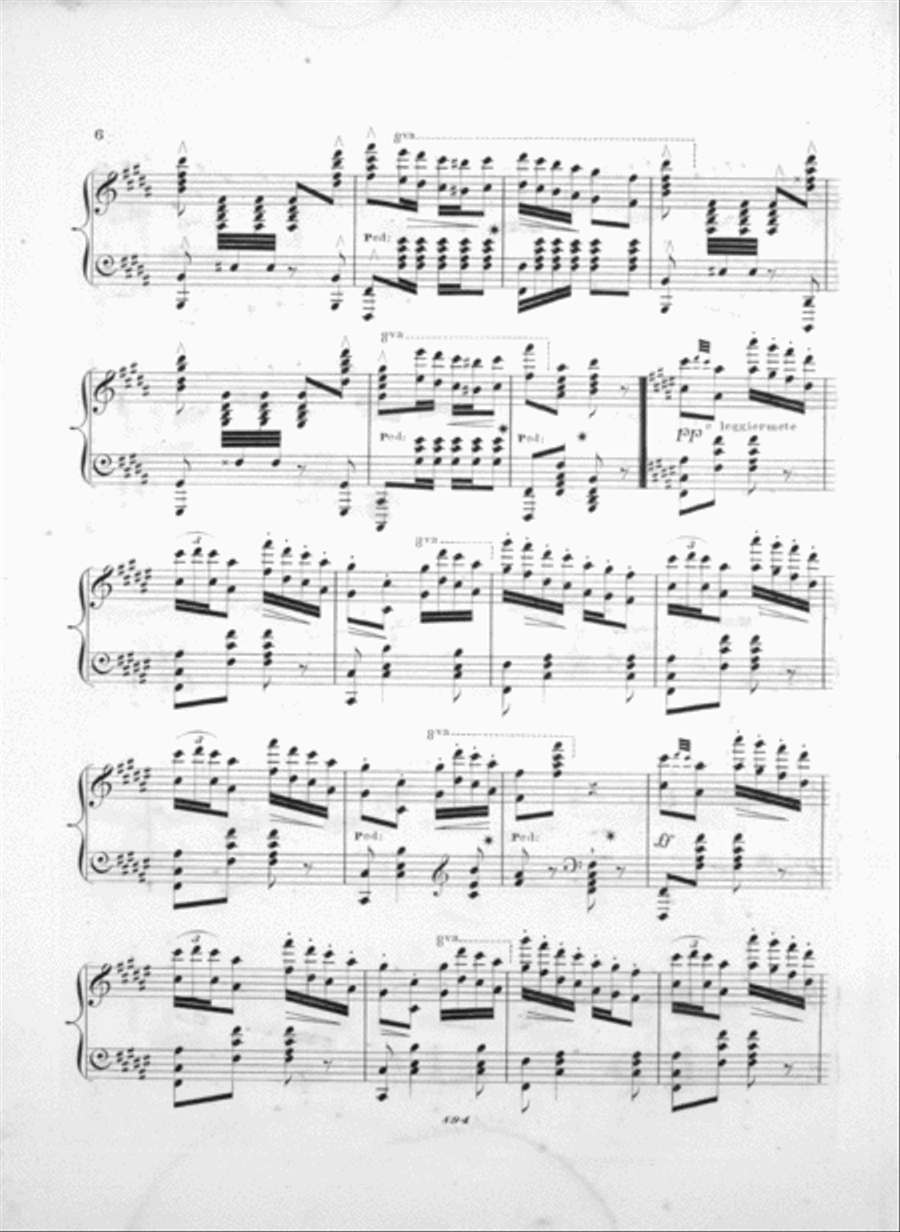 Grande Polka de Concert Piano Solo scores gallery preview page 6