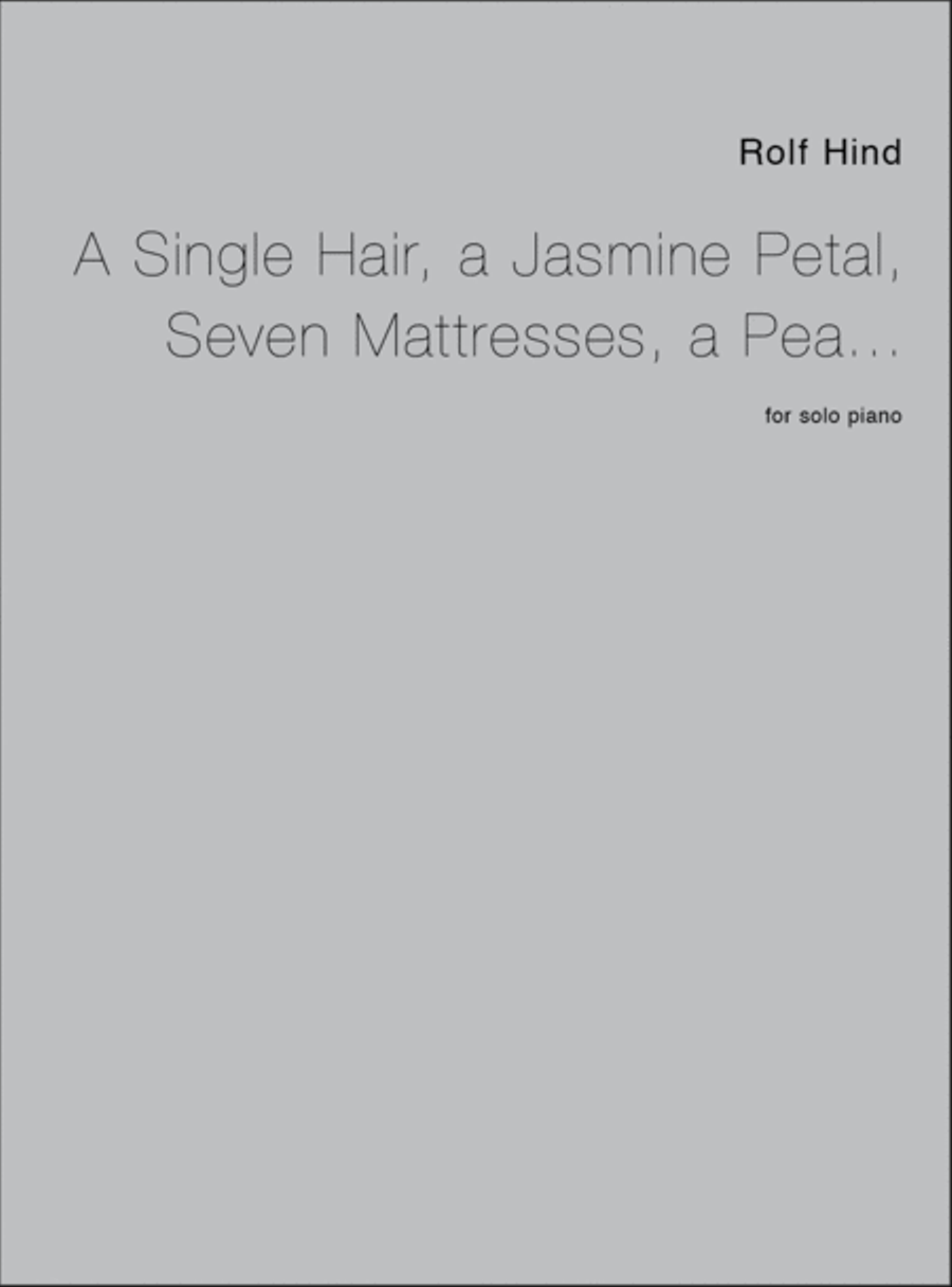 A Single Hair, A Jasmine Petal, Seven Mattresses Piano Solo scores gallery preview page 1