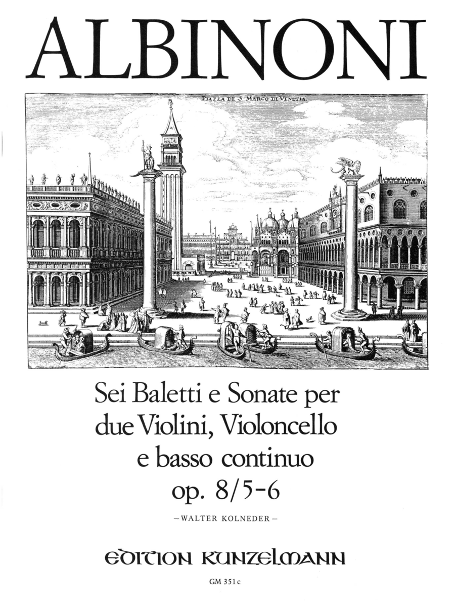 6 Balletti and Sonatas Op. 8/5-6 String Duet scores gallery preview page 1