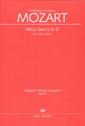 Missa brevis in D Major, K. 194