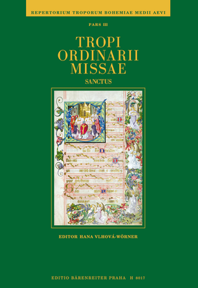 Book cover for Tropi ordinarii missae. Sanctus
