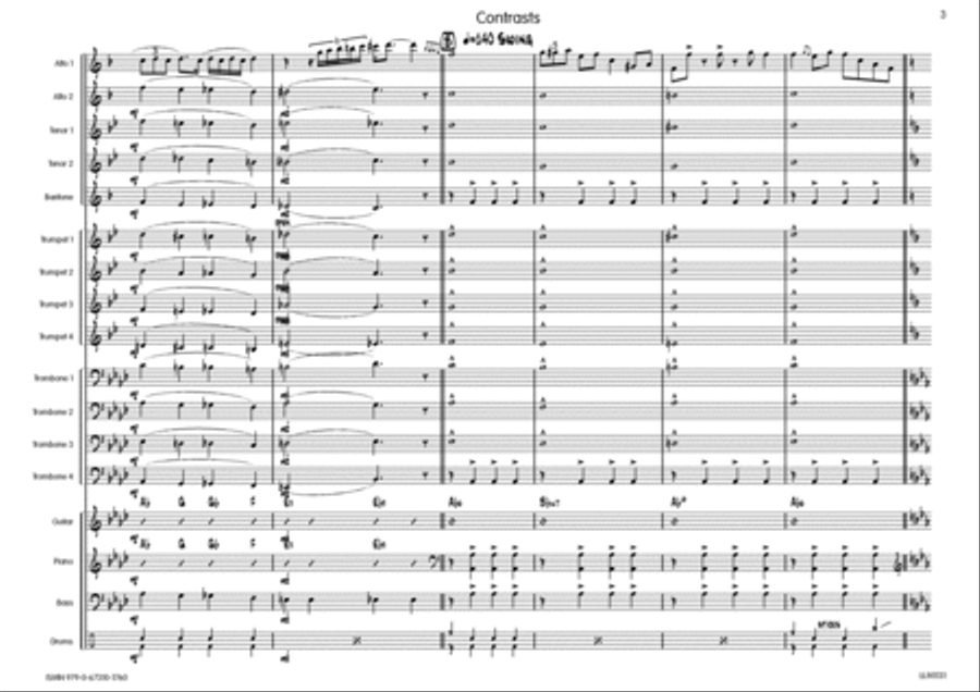 Contrasts Contrasts Big Band scores gallery preview page 4