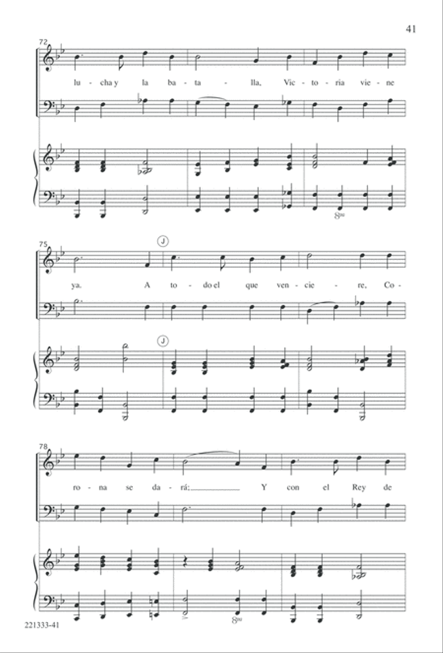 Siervos de Jesus Siervos de Jesus 4-Part scores gallery preview page 45